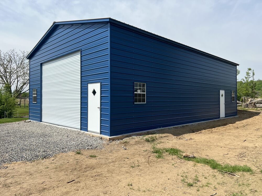 1 car garage w/ vertical roof