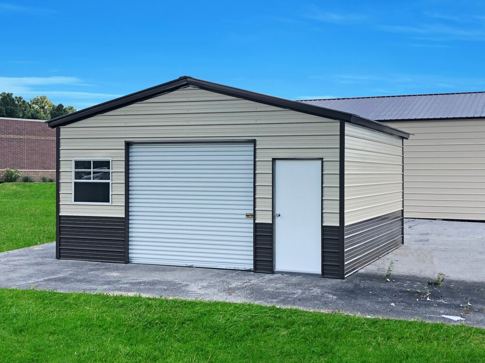 1 car garage w/ vertical roof