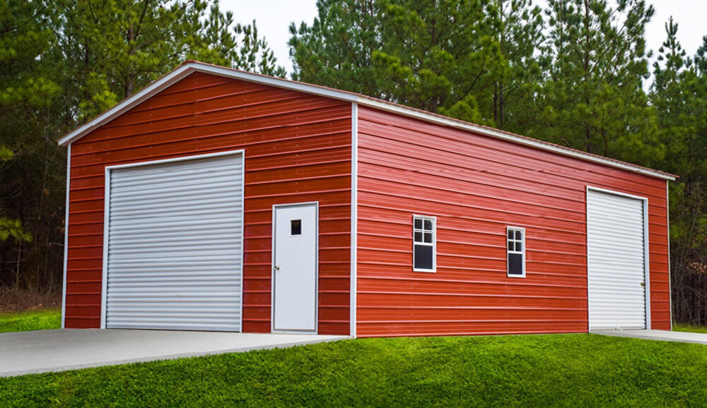 1 car garage w/ vertical roof